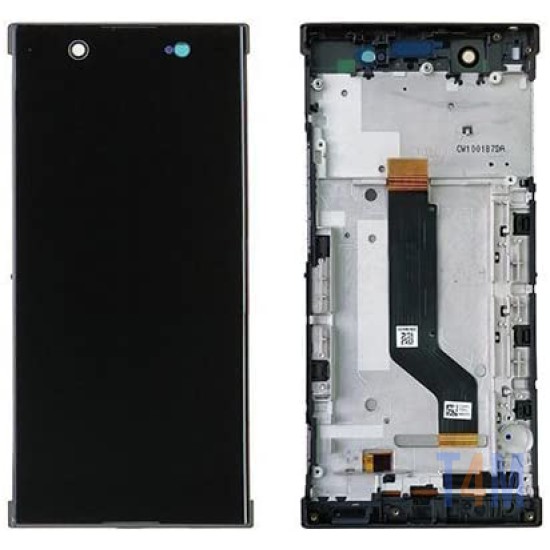 TOUCH+DISPLAY COM FRAME SONY XPERIA XA1 G3121,G3123,G3125 PRETO